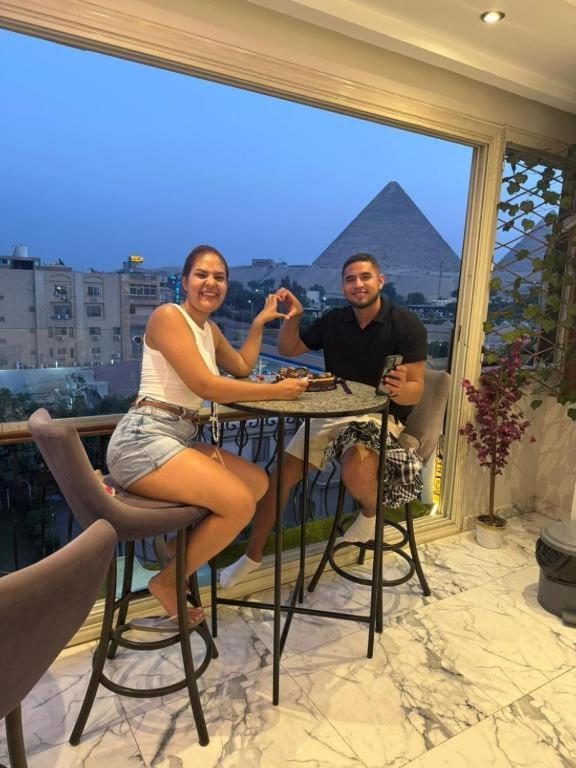 Unique Pyramids Boutique Inn Kafret el-Gabal Extérieur photo